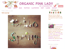 Tablet Screenshot of organicpinklady.blogspot.com