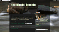 Desktop Screenshot of historiadelcambio.blogspot.com