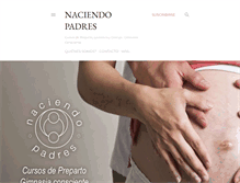 Tablet Screenshot of naciendopadres.blogspot.com