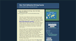 Desktop Screenshot of newyork-defensivedrivingcourse-online.blogspot.com