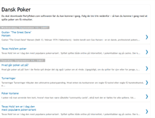 Tablet Screenshot of danskpoker.blogspot.com