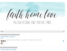 Tablet Screenshot of faithandhome.blogspot.com