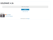 Tablet Screenshot of goldwave-426.blogspot.com