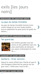 Mobile Screenshot of exils-lesjoursnoirs.blogspot.com