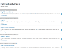 Tablet Screenshot of hekwerk-uitvinden.blogspot.com