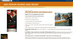 Desktop Screenshot of airminummurnidansehat.blogspot.com