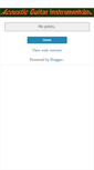 Mobile Screenshot of guitarinstrumentals4u.blogspot.com
