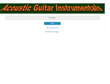 Tablet Screenshot of guitarinstrumentals4u.blogspot.com