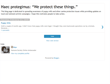 Tablet Screenshot of haecprotegimus.blogspot.com