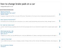 Tablet Screenshot of howtochangebrakepadsonacar.blogspot.com