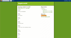 Desktop Screenshot of littleangelsworld.blogspot.com