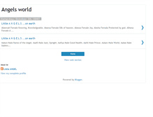 Tablet Screenshot of littleangelsworld.blogspot.com