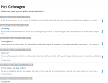 Tablet Screenshot of hetgeheugen.blogspot.com