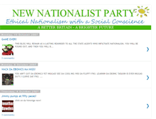 Tablet Screenshot of newnationalistparty.blogspot.com