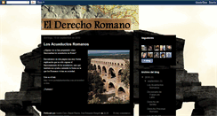 Desktop Screenshot of el-derecho-romano.blogspot.com