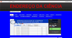 Desktop Screenshot of enderecodaciencia.blogspot.com