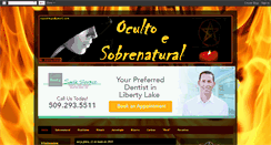 Desktop Screenshot of ocultosesobrenaturais.blogspot.com