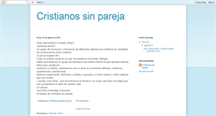 Desktop Screenshot of cristianossinpareja.blogspot.com
