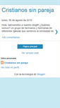 Mobile Screenshot of cristianossinpareja.blogspot.com