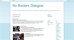 Desktop Screenshot of nobordersglasgow.blogspot.com