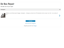 Tablet Screenshot of debox-repair.blogspot.com