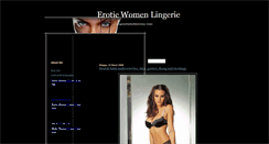 Desktop Screenshot of eroticwomenlingerie.blogspot.com