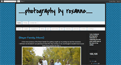 Desktop Screenshot of photographybyroxanne.blogspot.com