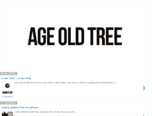 Tablet Screenshot of ageoldtree.blogspot.com