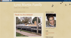 Desktop Screenshot of lynnmartinfamily.blogspot.com