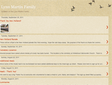 Tablet Screenshot of lynnmartinfamily.blogspot.com