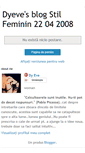 Mobile Screenshot of dyeve-stilfeminin.blogspot.com