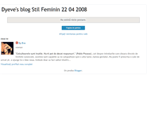 Tablet Screenshot of dyeve-stilfeminin.blogspot.com