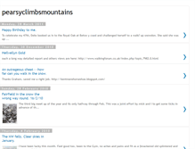 Tablet Screenshot of pearsyclimbsmountains.blogspot.com