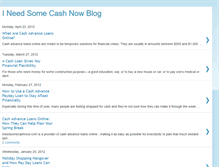 Tablet Screenshot of ineedsomecashnow.blogspot.com
