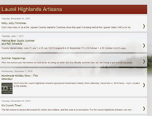 Tablet Screenshot of laurelhighlandsartisans.blogspot.com