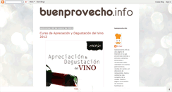 Desktop Screenshot of buenprovechoinfo.blogspot.com