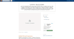 Desktop Screenshot of longballers.blogspot.com