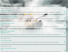 Tablet Screenshot of canoeingtopcarriers.blogspot.com