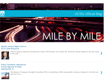 Tablet Screenshot of mile-by-mile.blogspot.com