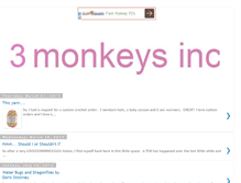 Tablet Screenshot of 3monkeysinc.blogspot.com