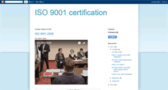 Desktop Screenshot of certificationiso9001.blogspot.com