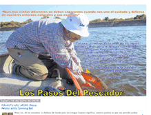 Tablet Screenshot of lospasosdelpescador.blogspot.com