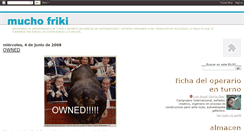 Desktop Screenshot of muchofriki.blogspot.com