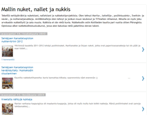 Tablet Screenshot of mallinnuketnalletjanukkis.blogspot.com