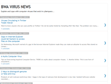 Tablet Screenshot of computervirusvirus.blogspot.com