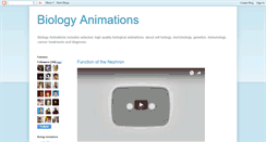Desktop Screenshot of biology-animations.blogspot.com