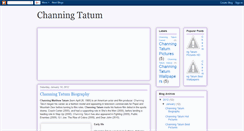 Desktop Screenshot of channingtatums.blogspot.com