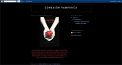 Desktop Screenshot of conexionvampirica.blogspot.com