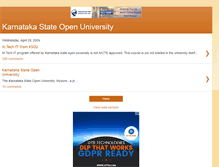 Tablet Screenshot of karnatakastateopenuniversity.blogspot.com