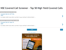 Tablet Screenshot of nsecoveredcalls.blogspot.com